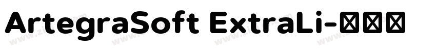 ArtegraSoft ExtraLi字体转换